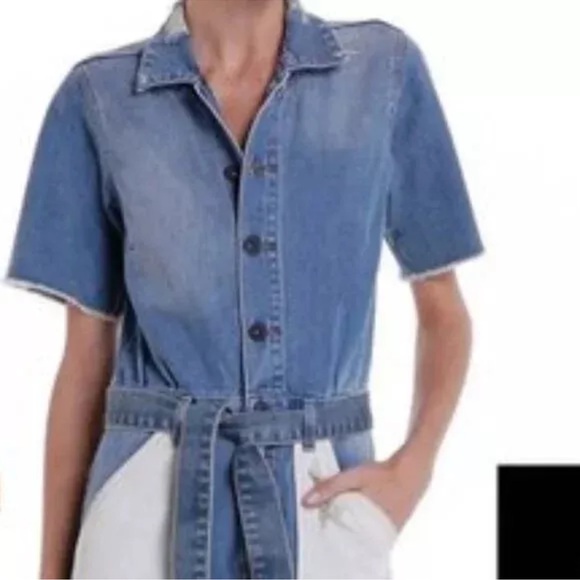 John John Lab Women's Denim Jumpsuit size small - Picture 2 of 7